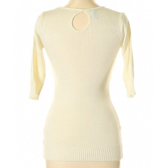 NEW  Dereon Y2K  Rhinestone logo sweater 3/4 sleeve  PLUS SIZE 1X 14 16 - Picture 4 of 17